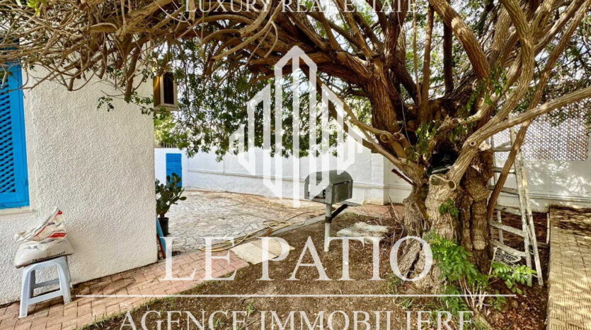 Villa S+3 avec jardin, à louer à Sidi Bou Saïd