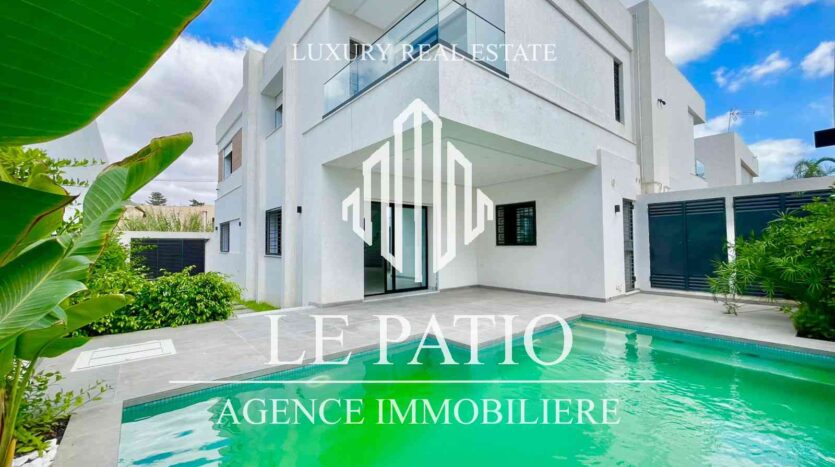Villa jumelée S3 à louer à La Soukra